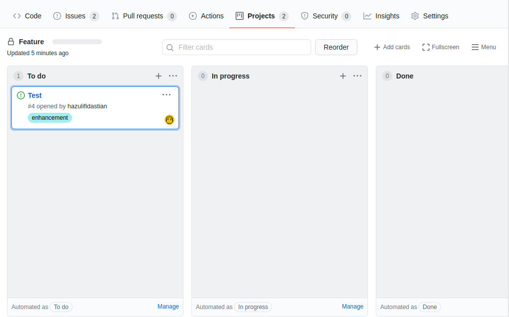 Project Feature