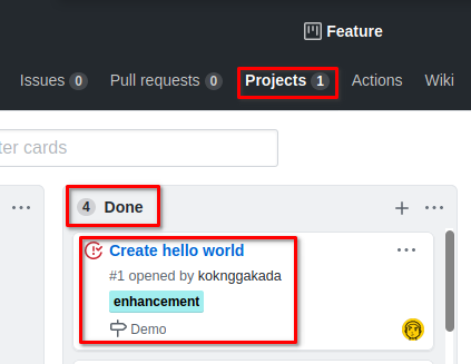 Project issue Done